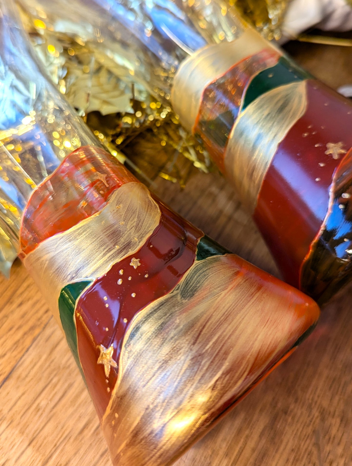 Verres à bière motif océan
