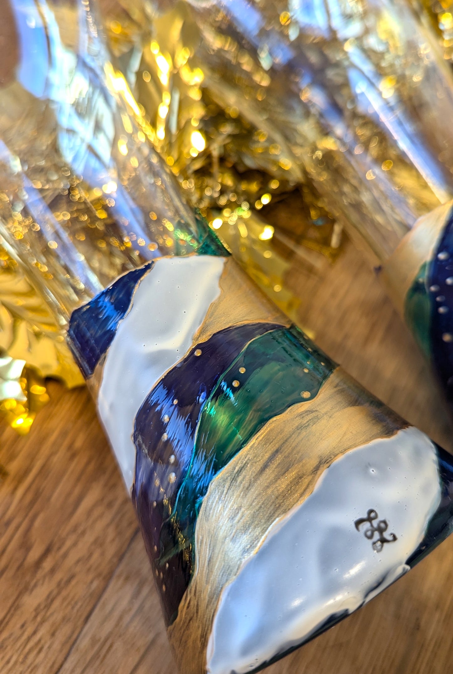 Verres à bière motif océan