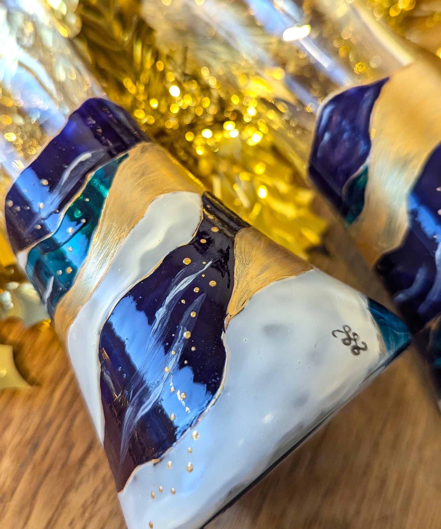 Verres à bière motif océan