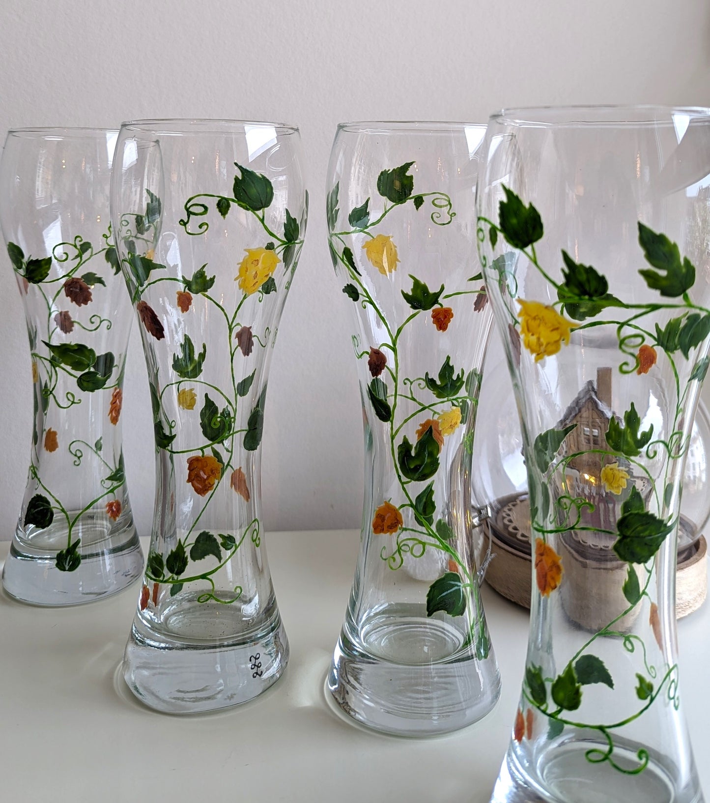 Verres à bière houblons