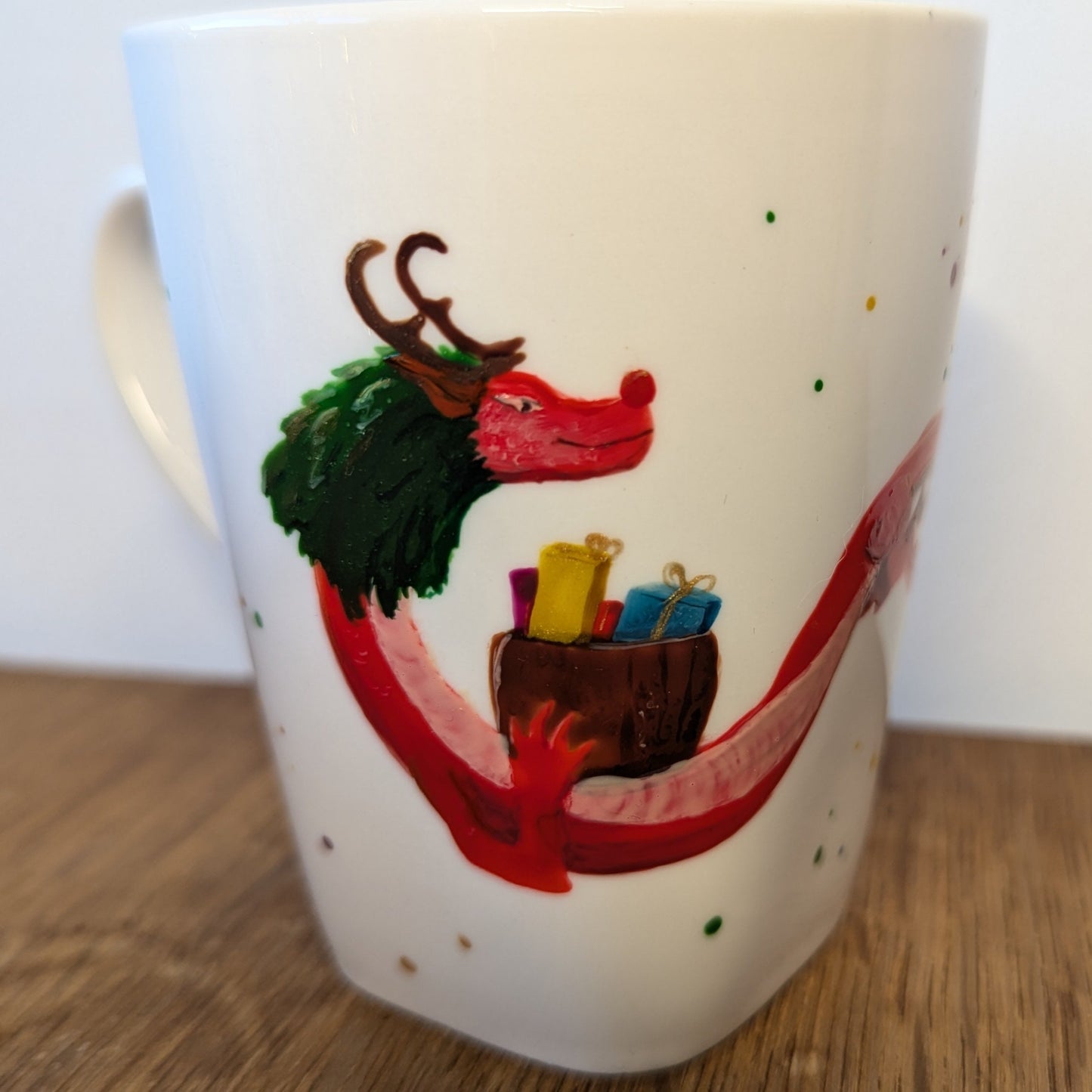 Tasse dragon de Noël