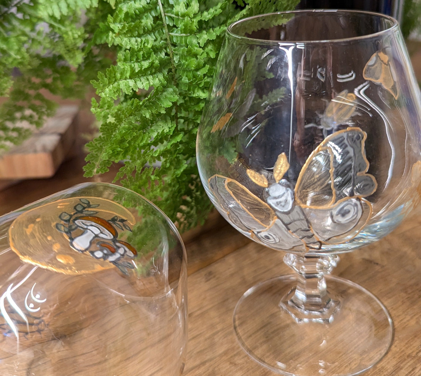 Grand verres Ă digestif - Insectes