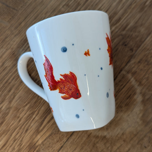 Tasse poissons rouges