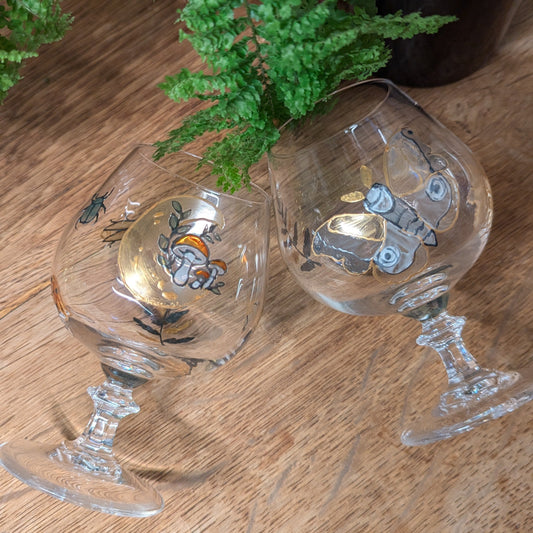 Grand verres à digestif - Insectes