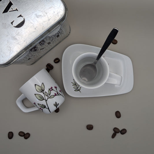 Petites tasses à café fantaisie